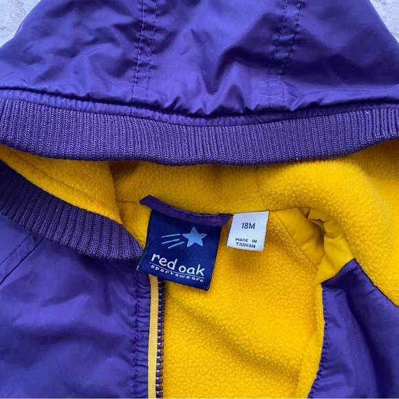 Vintage LSU Kids Purple Windbreaker Jacket - Picture 3 of 11